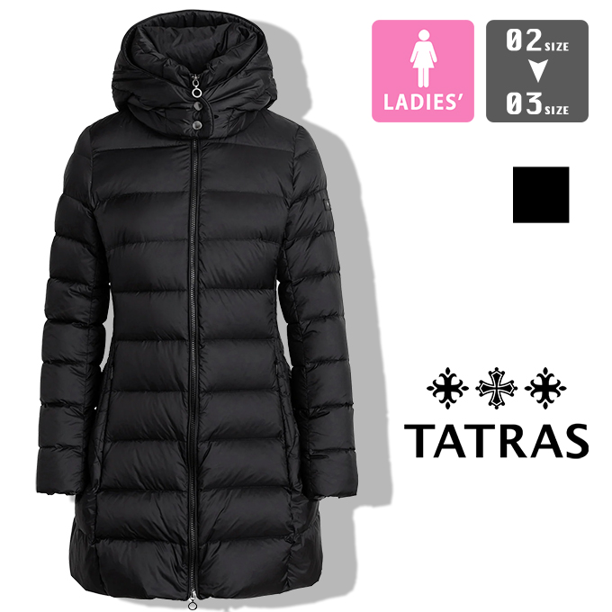 タトラス レディース ダウンジャケット ポリテアマ 02 黒」の人気商品