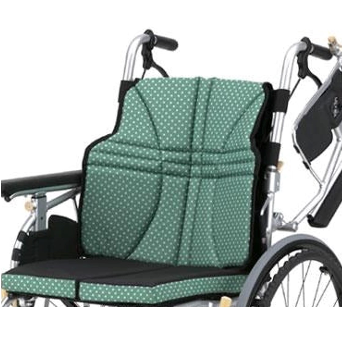 日進医療器 車椅子 軽量 自走式 NA-U2W-BG 座幅45cm ワイド 多機能