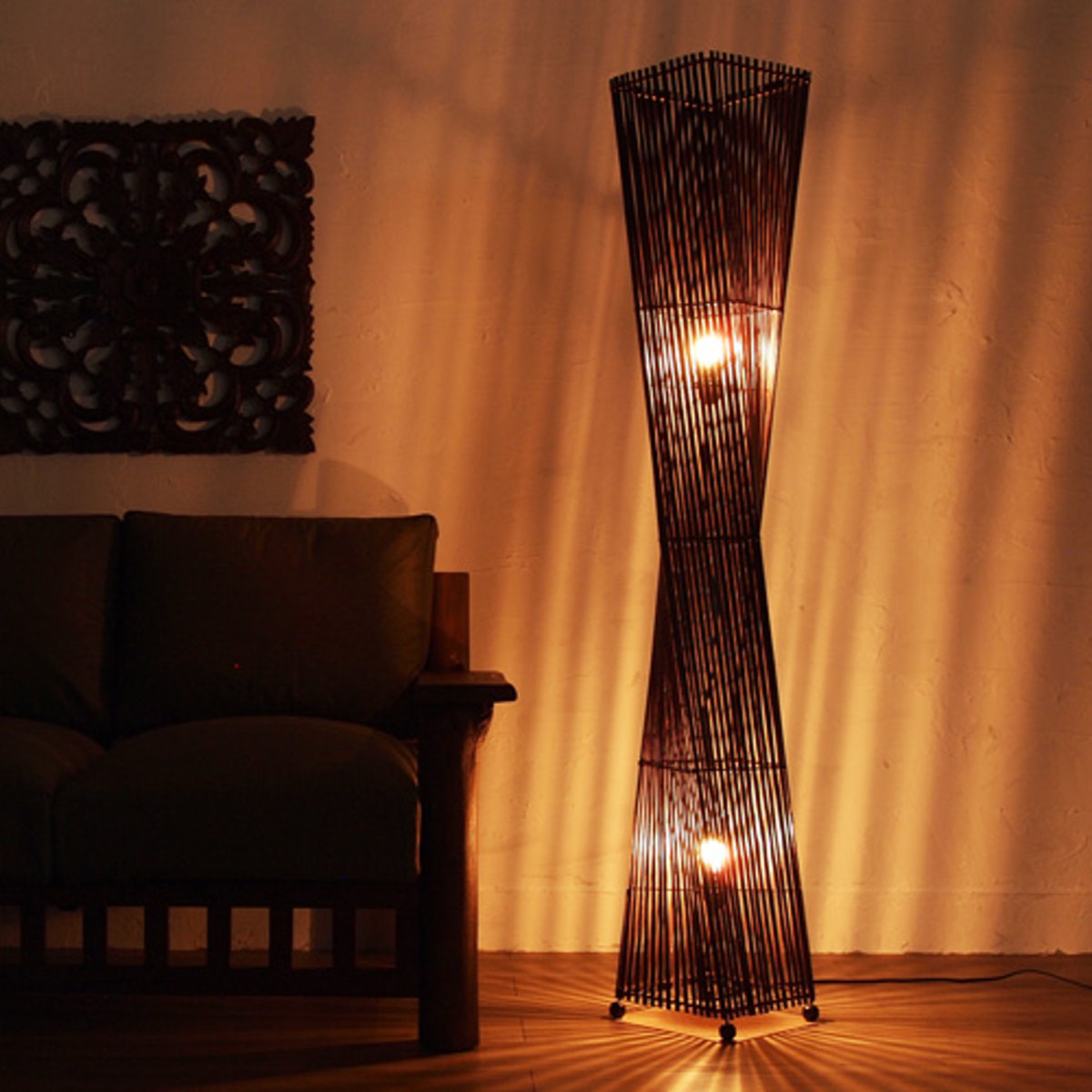 アジアンスタイル フロアライト 高さ127cm アジアンスタイル フロア
