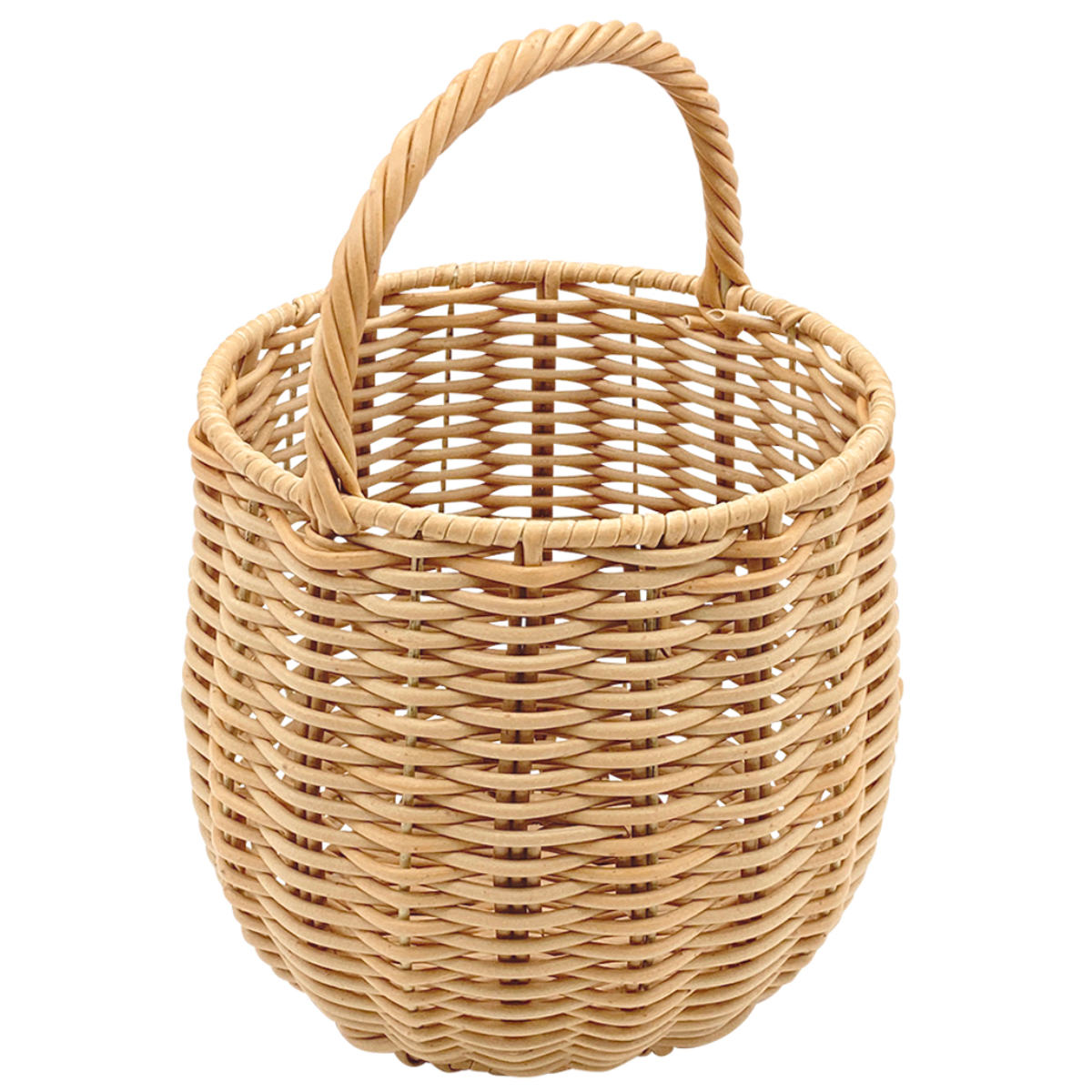 ワンハンドルバスケット 丸型 トーク エト （ バスケット かご 収納