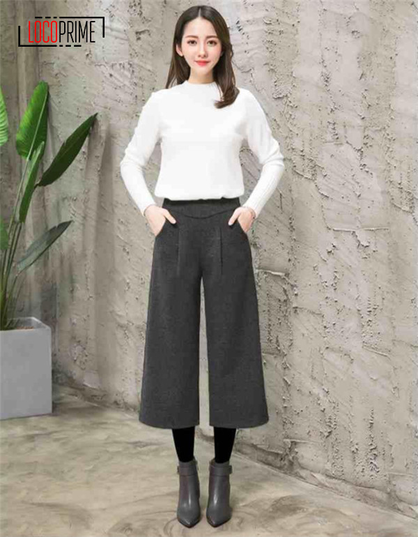 ガウチョパンツ レディース 春コーデ ボトムス ワイドパンツ 美脚 脚長