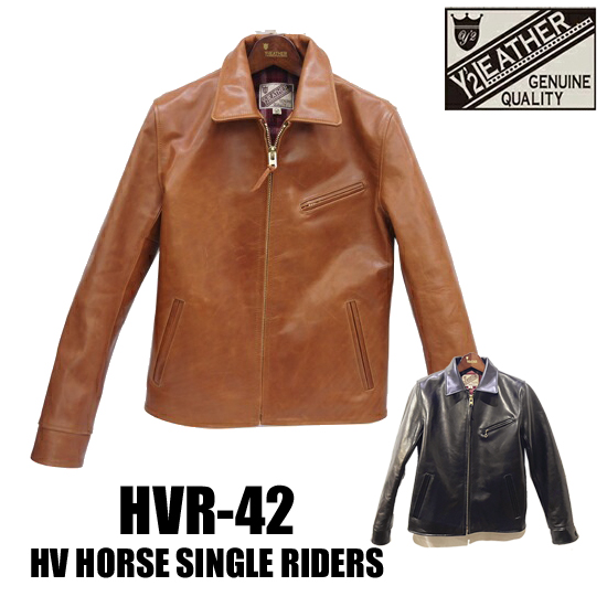 Y'2 LEATHER ワイツーレザー HVR-42 HV HORSE SINGLE RIDERS シングル