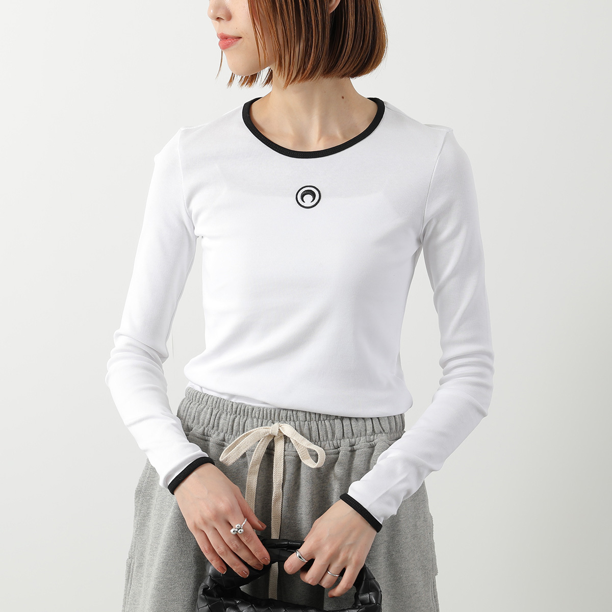 MARINE SERRE（マリーンセル） マリーン セル 長袖 Tシャツ Moon Logo