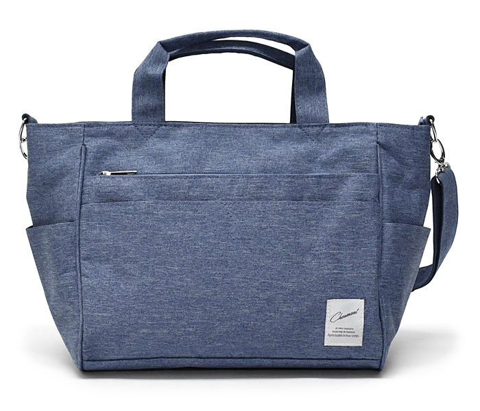 トートバッグ レディース メンズ おしゃれ ポリキャンバス 12ポケット