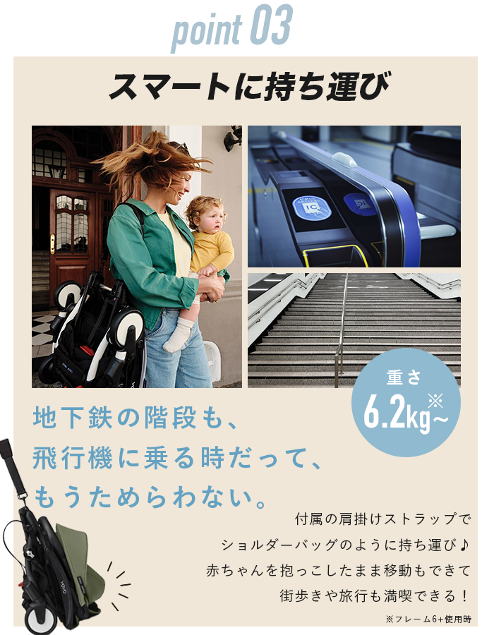 YOYO 6+ ヨーヨー ベビーカー ストッケ YOYO3 フレーム カラーパック