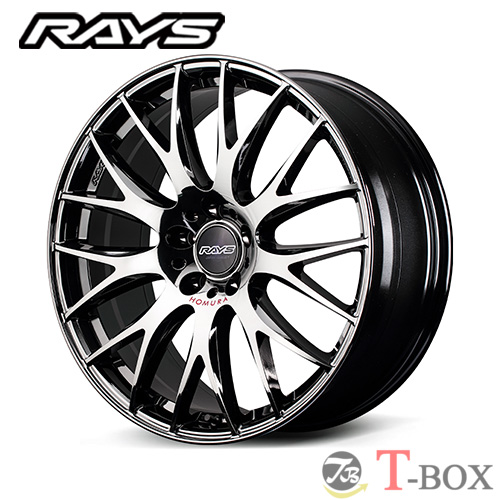 RAYS (4本セット価格) 19インチ 7.5J 5/100 RAYS レイズ HOMURA ホムラ