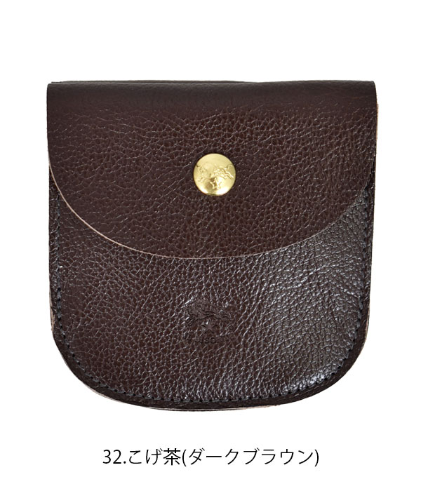 IL BISONTE（イルビゾンテ） 財布 2つ折り 丸型ウォレット 二つ折り