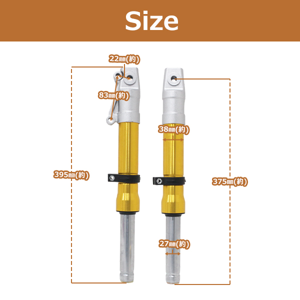 ズーマー ライブディオ ZX AF18 AF28 AF35 AF34 Z4 フロントフォーク