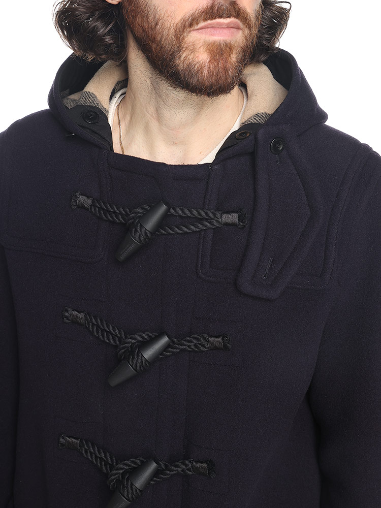 BURBERRY（バーバリー） コート メンズ ダッフルコート 紺 ネイビー