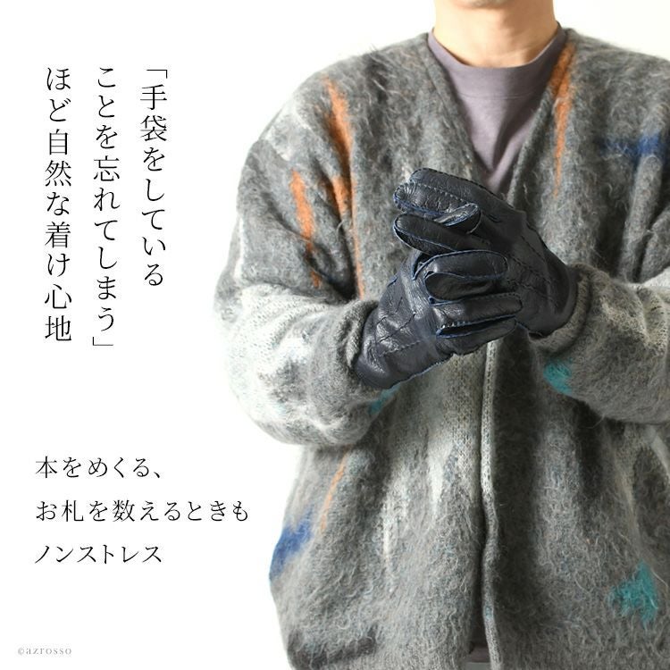 レザー 手袋 メンズ グローブ ペッカリー デンツ DENTSの通販