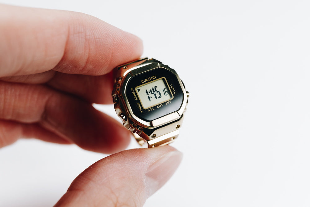 CASIO RING WATCH カシオ リングウォッチ クォーツ CRW-001G-9JR