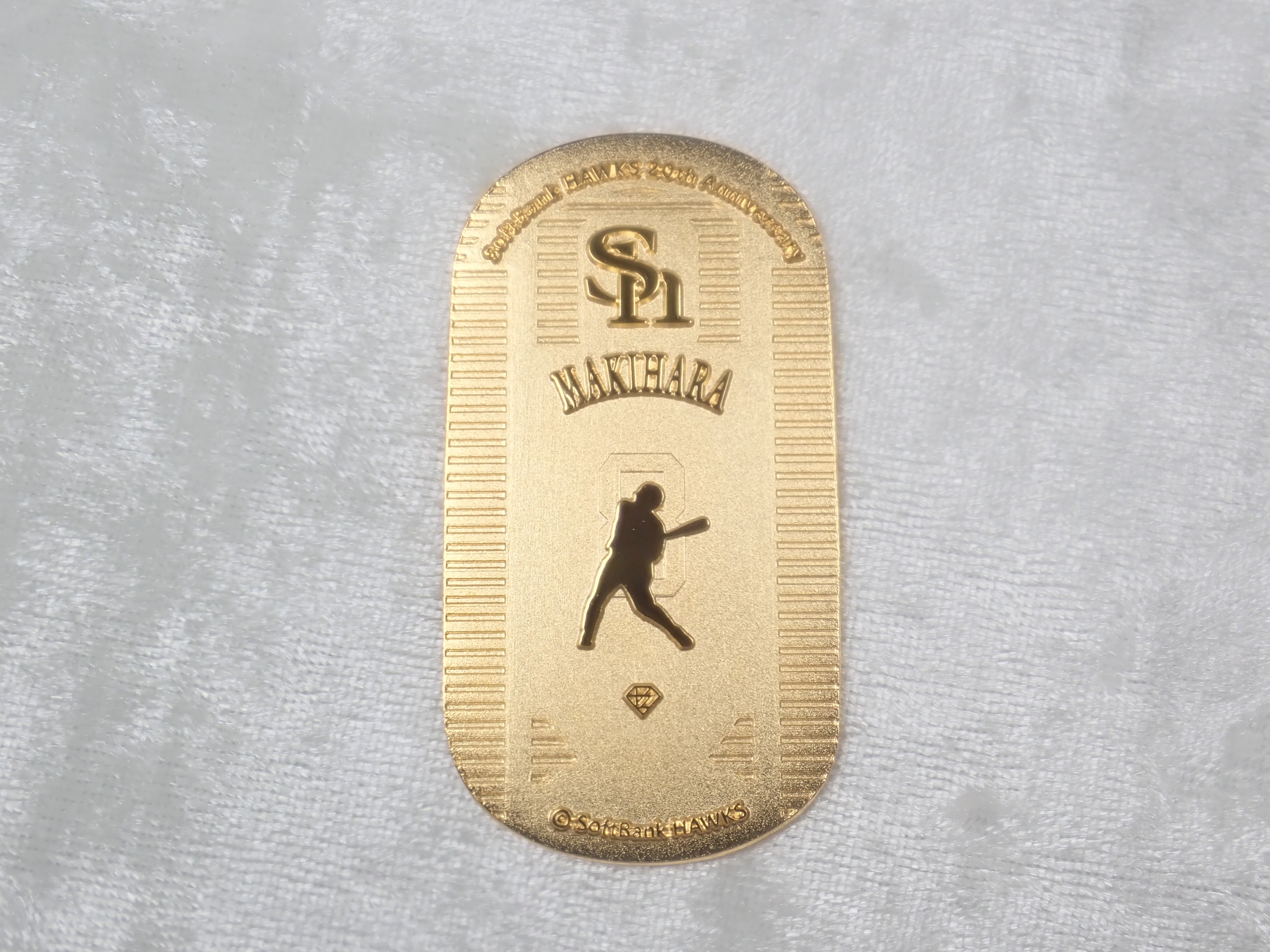 最終販売》ソフトバンクホークス誕生20周年記念「純金小判」 （10g