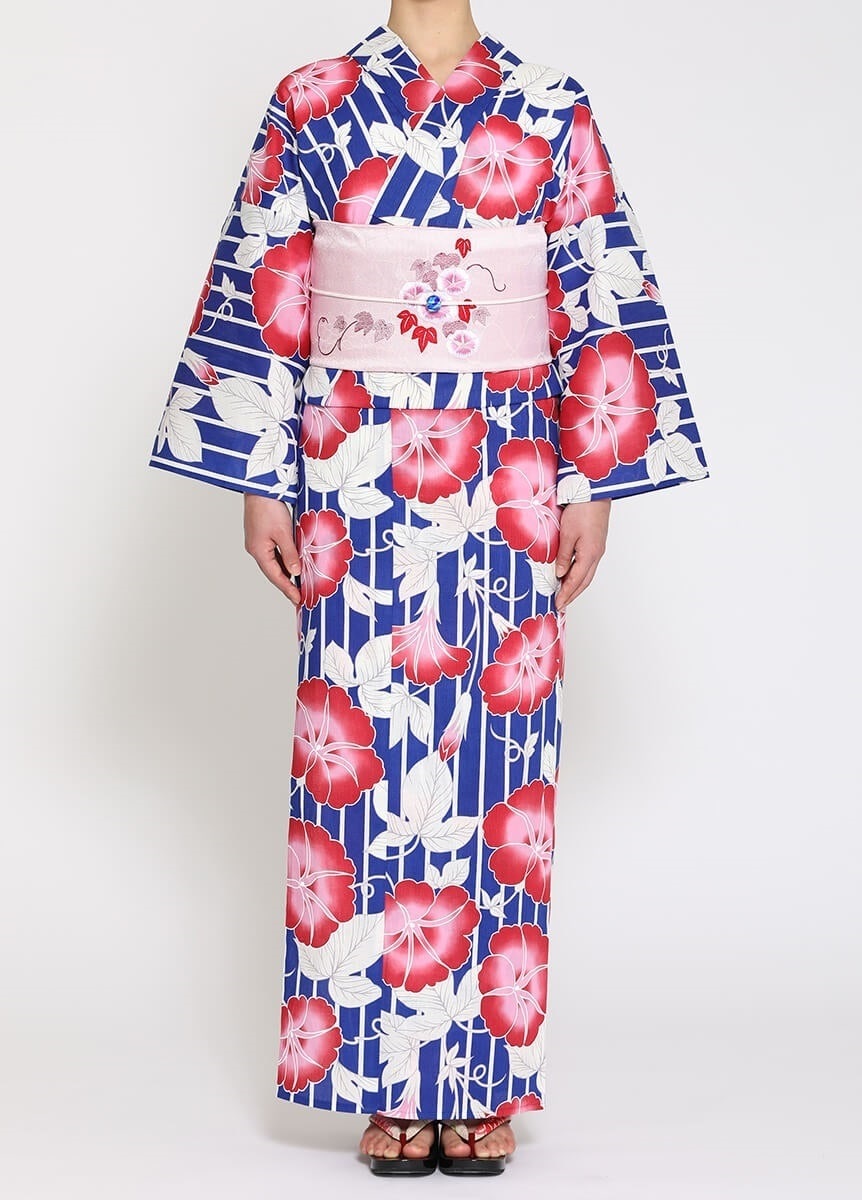 ゆかた Cute ＆ Art Flower series 「朝顔/青」 | 浴衣 | やまと