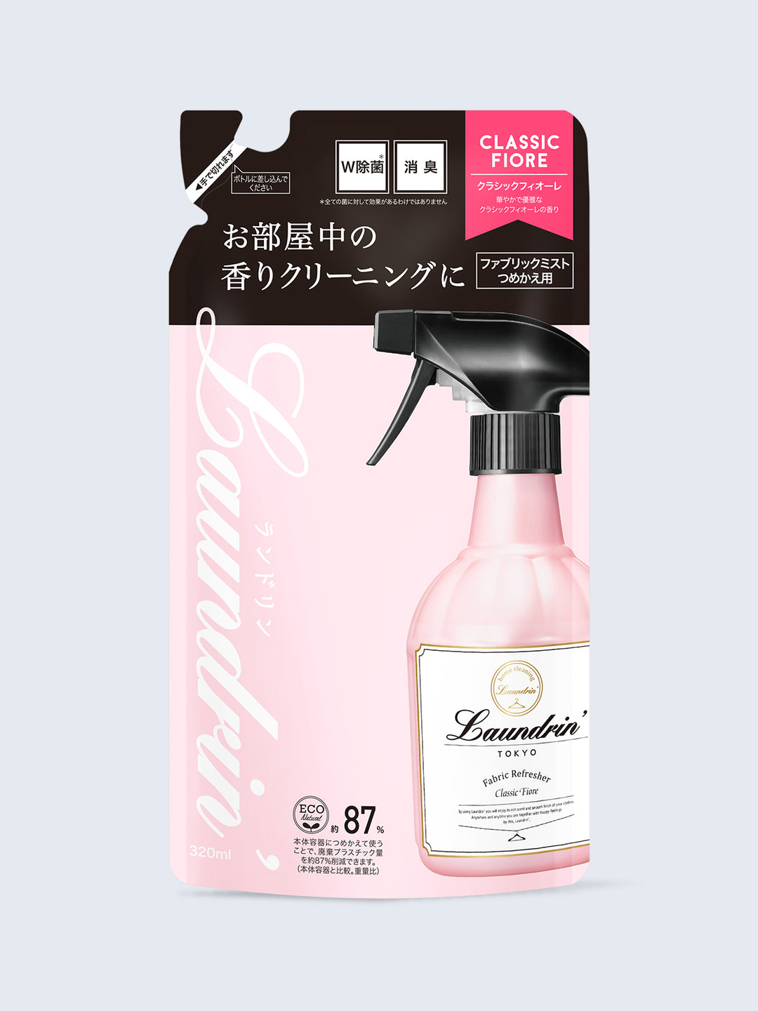 ファブリックミスト 詰替 クラシックフィオーレ ランドリン 320mL