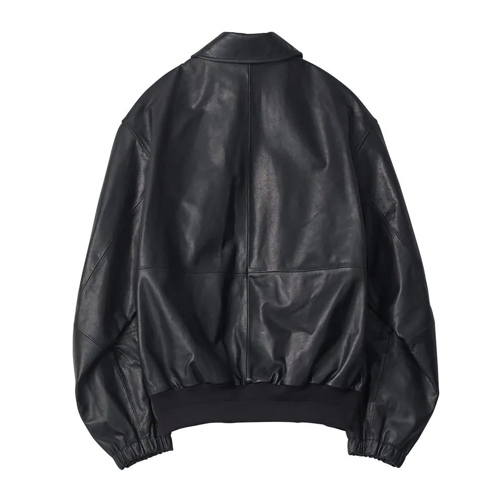 LEATHER ZIP SHORT JACKET – OBLIGE