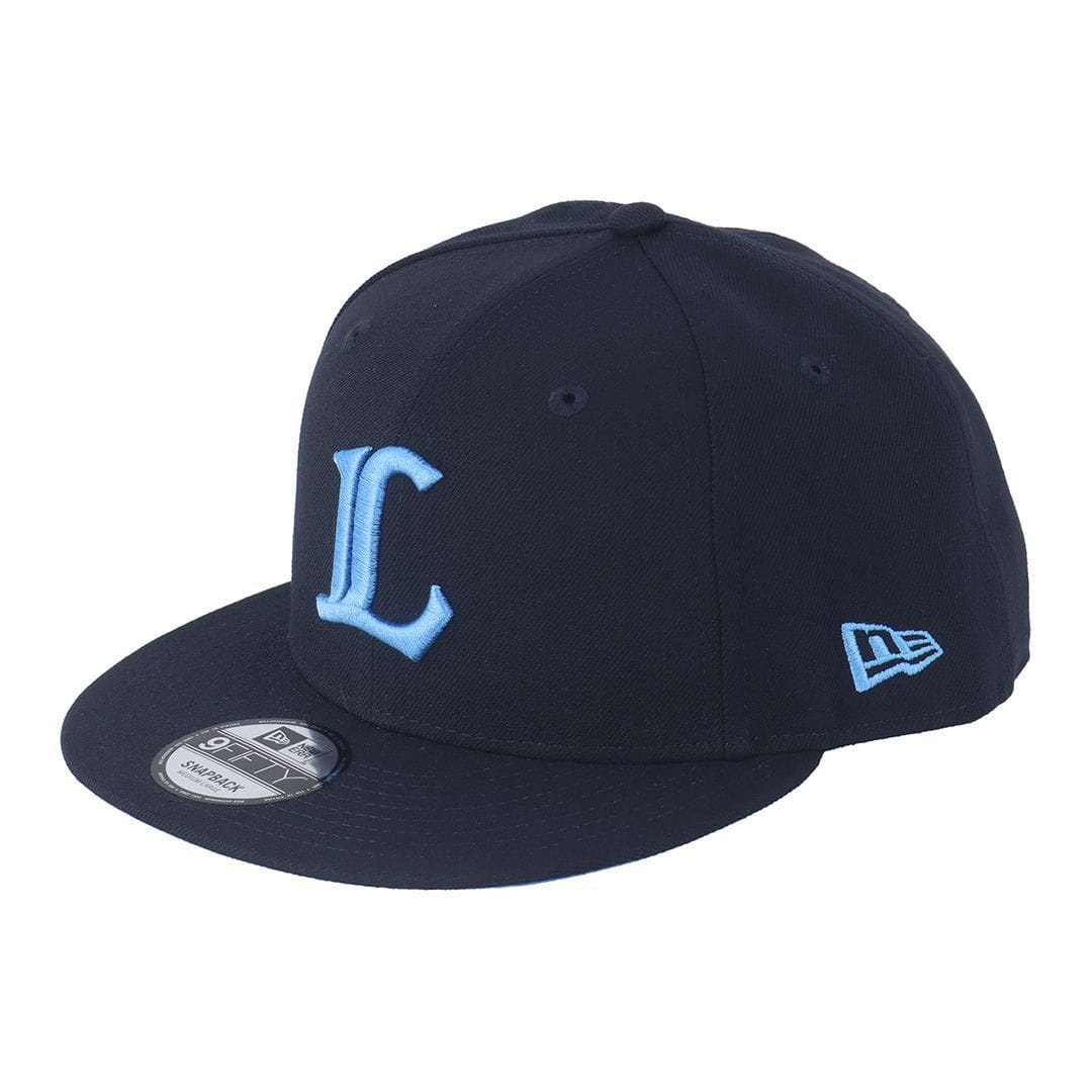 NEW ERA]9FIFTY ネイビー Lマークブルー アンダーバイザーブルー
