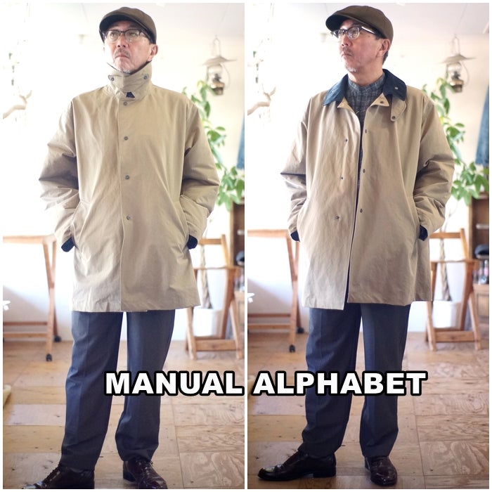 マニュアルアルファベット MANUAL ALPHABET ハーフコート MA-J-382