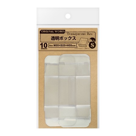 original works/透明ボックス 55×55×25 50枚/50-150 - 花材通販はなど