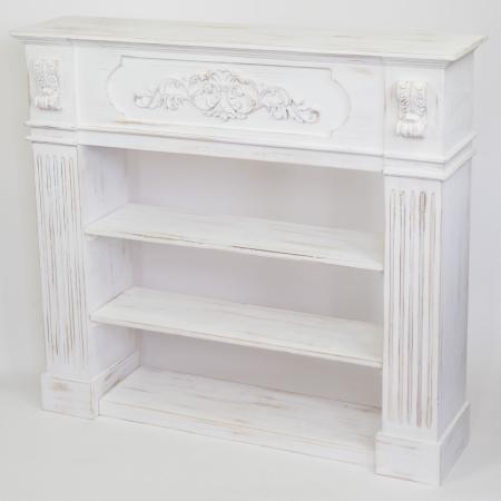 直送】村田屋産業/マントルピース ShabbyWhite/5006 ※返品・代引