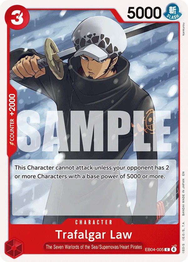 OP05-069 Trafalgar Law One Piece Card Game Card | One Piece Card Game
