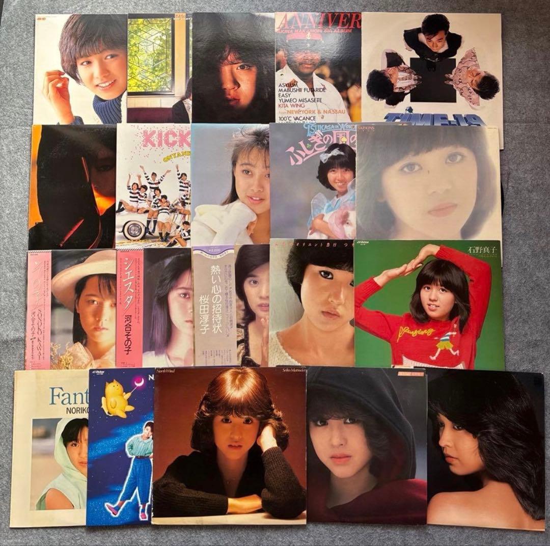 希少 アイドル LP レコード まとめ セット - メルカリ