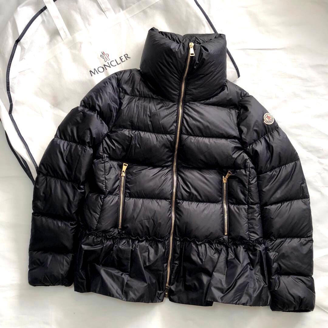美品 MONCLER モンクレール ANET ダウン ジャケット ブラック 美品 MONCLER ANET GIUBBOTTO モンクレール アネット ダウン