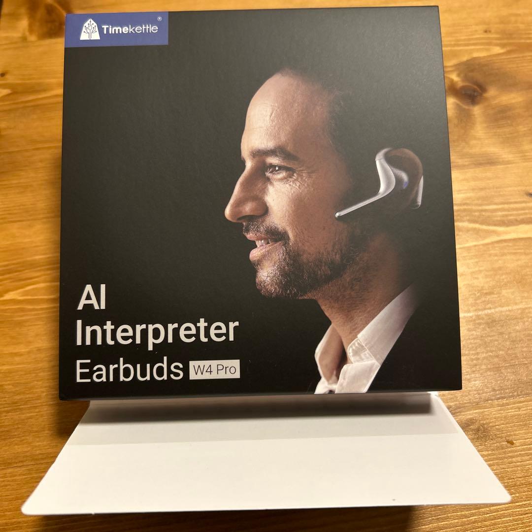 旅行用家電 Timekettle W4 Pro Timekettle W4 Pro』レビュー、アプリ翻訳対応、装着後すぐに翻訳を
