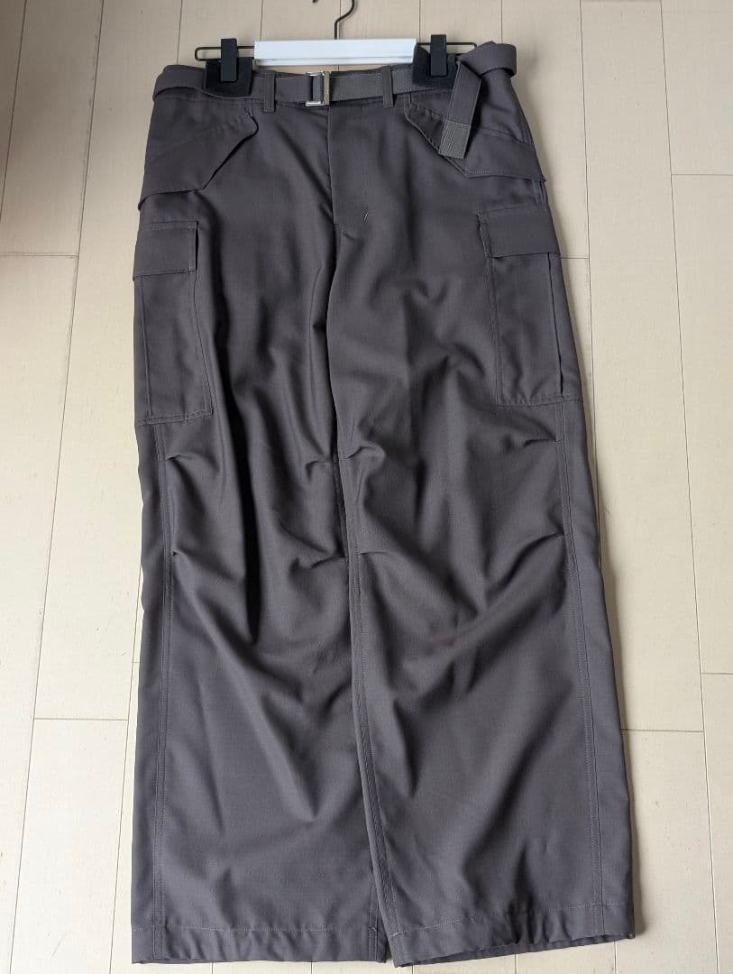 sacai Suiting Pants サイズ2 sacai 26ss Suiting Pants サイズ2 黒｜Yahoo!フリマ（旧PayPayフリマ）