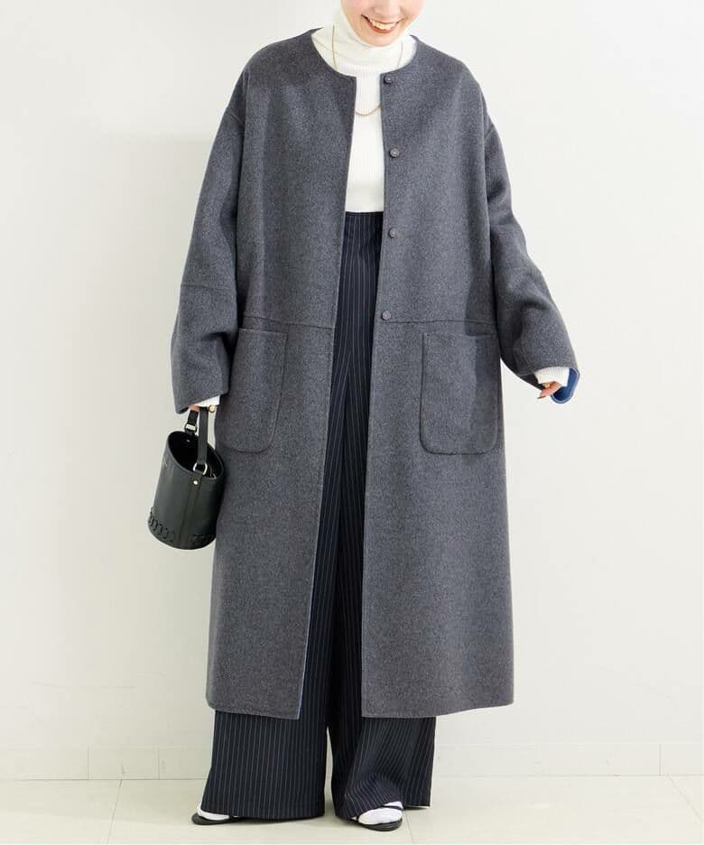 未使用　シンプリティ　リバーシブルコート LE GLAZIK（ルグラジック） ☆レディース リバーシブルカラーレス