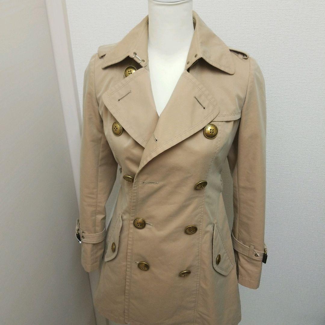 美品】バーバリーブルーレーベル BURBERRY トレンチコート ノバ