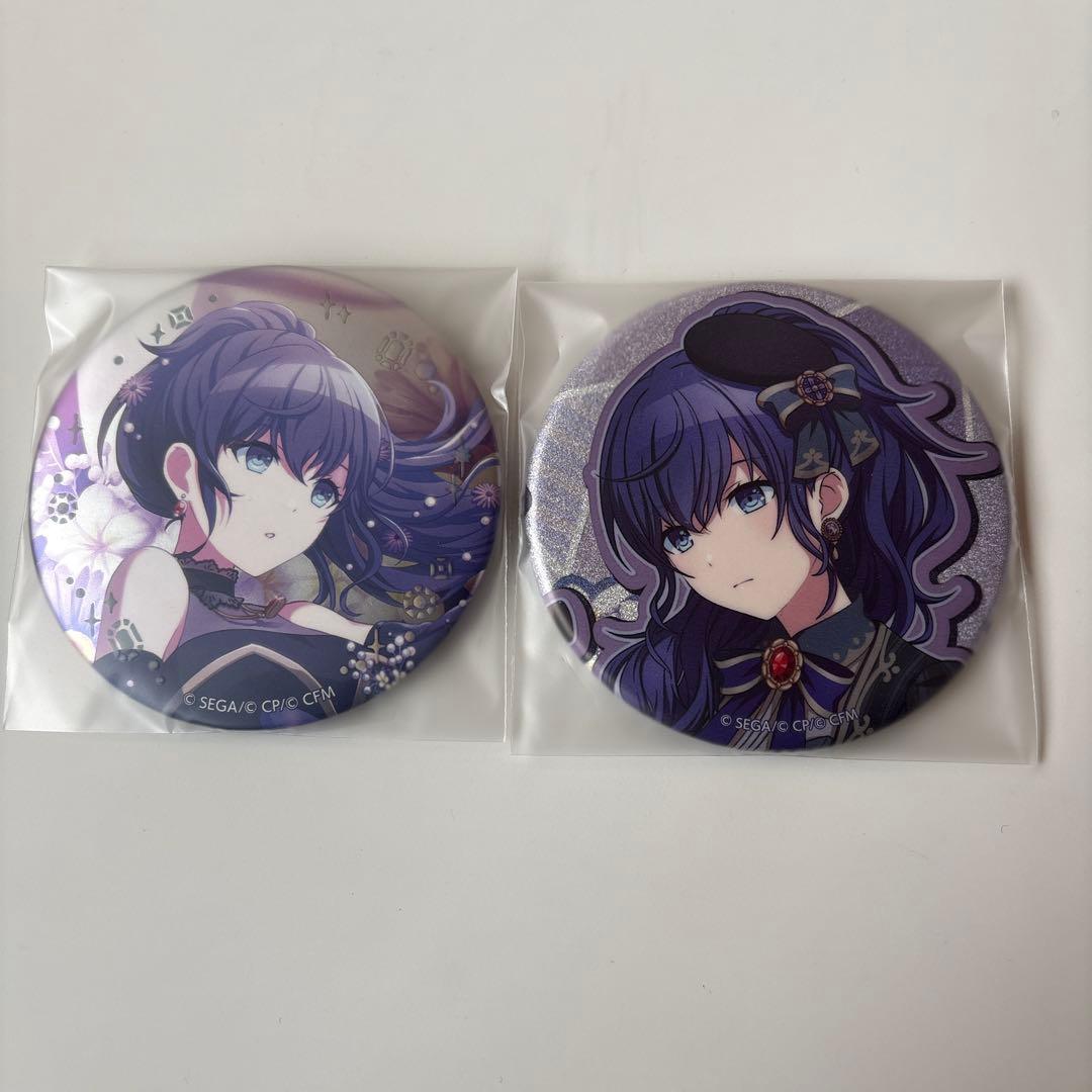 プロセカ 朝比奈まふゆ バースデー グリッター缶バッジ - メルカリ