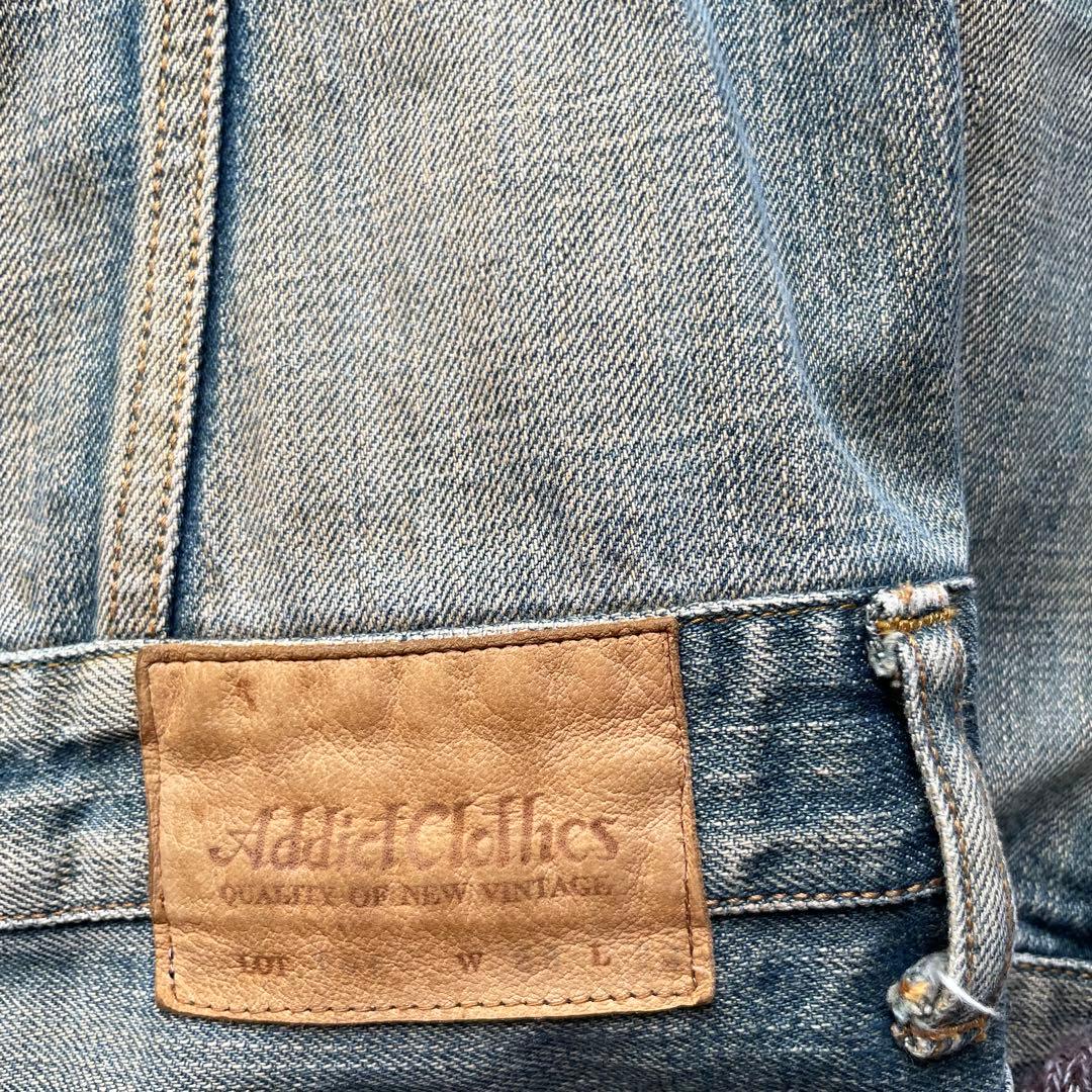 アディクトクローズ USED加工 デニム ジャンプスーツ オールインワン