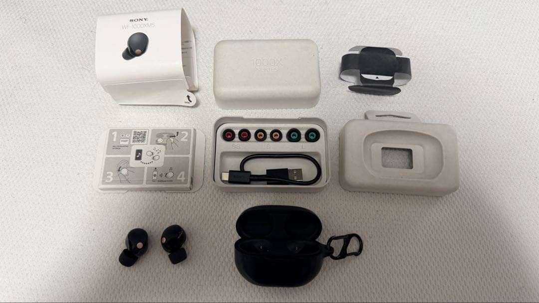 SONY ワイヤレスイヤホン WF-1000XM5 ブラック Amazon.com: Sony WF-1000XM5 Truly Wireless Noise Canceling Earbuds