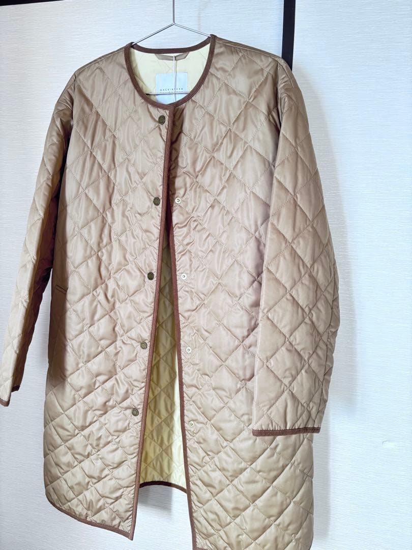 マッキントッシュフィロソフィー　キルティンコート ベージュ サイズ38 中古・古着通販】MACKINTOSH PHILOSOPHY (マッキントッシュ