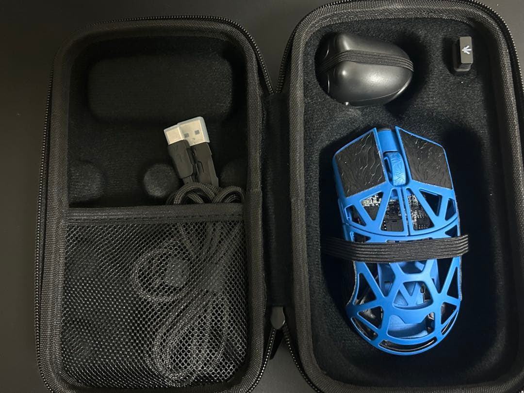 マウス・トラックボール Wlmouse Beastx mini pro (omron) WLMouse Beast X Mini Pro - Infinity Blue [Omron Opticals] - Side