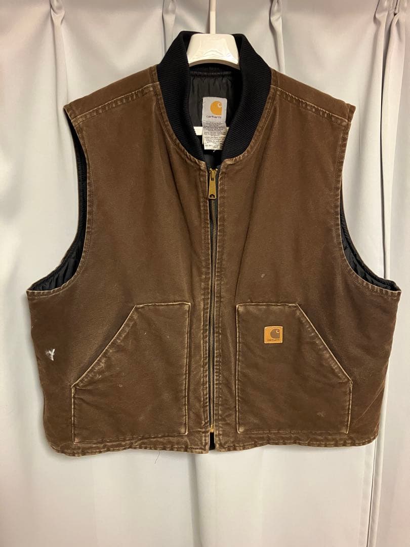 カーハート　ダックベスト　USA製　2XL Carhartt（カーハート） ダック ベスト 106676 Relaxed Fit ブラック