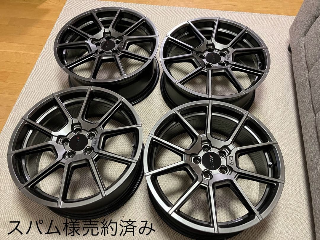 スパム様売約済み① TSW 8.5J×19inchアルミホイール