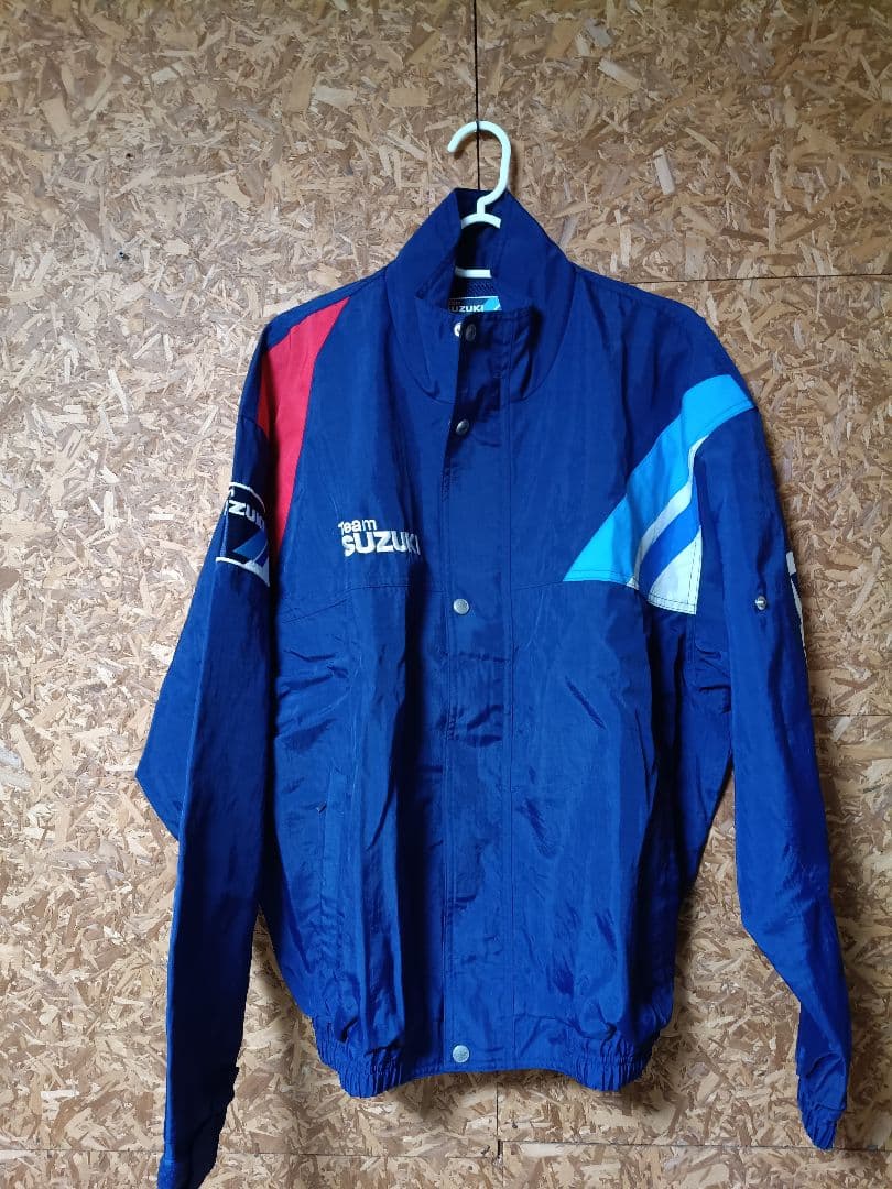 メ*5様 SUZUKI team ジャケット　　サイズＬ JrカラーブロックTRジャケット 26s
