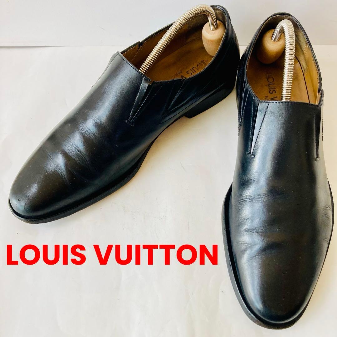ルイ ヴィトン 黒 ローファー 25cm 除菌・消臭済み ルイ·ヴィトン】ローファーやメリージェーンなどの新作シューズが登場