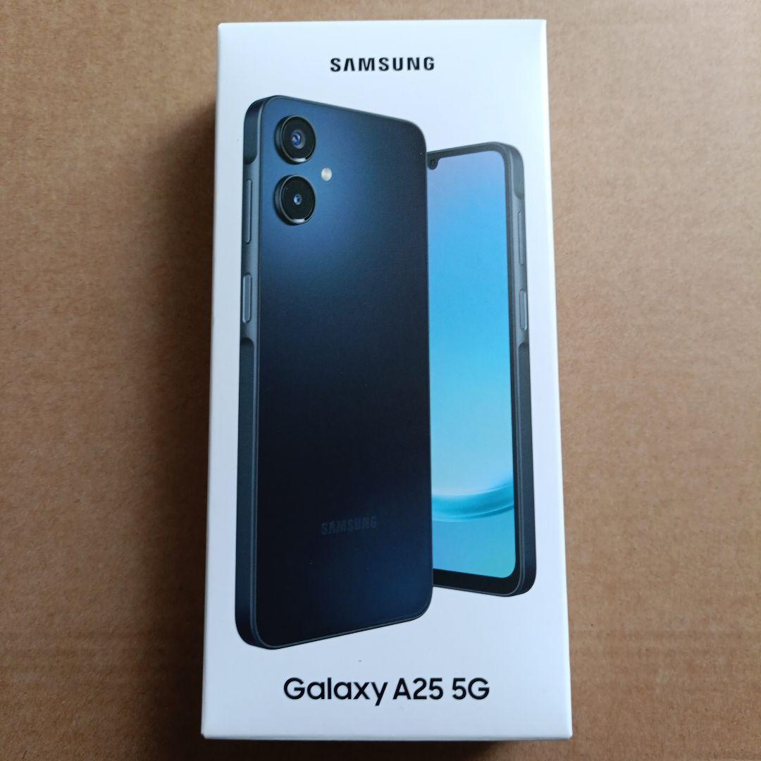 新品未開封 Samsung Galaxy A25 5G ブラック - メルカリ