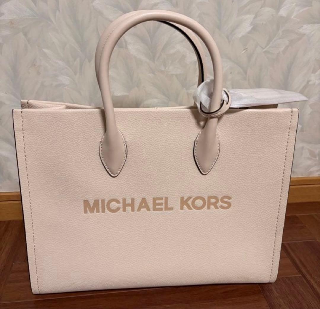 MICHAEL KORS MIRELLA ミレラ　トート Michael Kors Mirella Medium EW Tote, Vanilla MK Signature Satchel