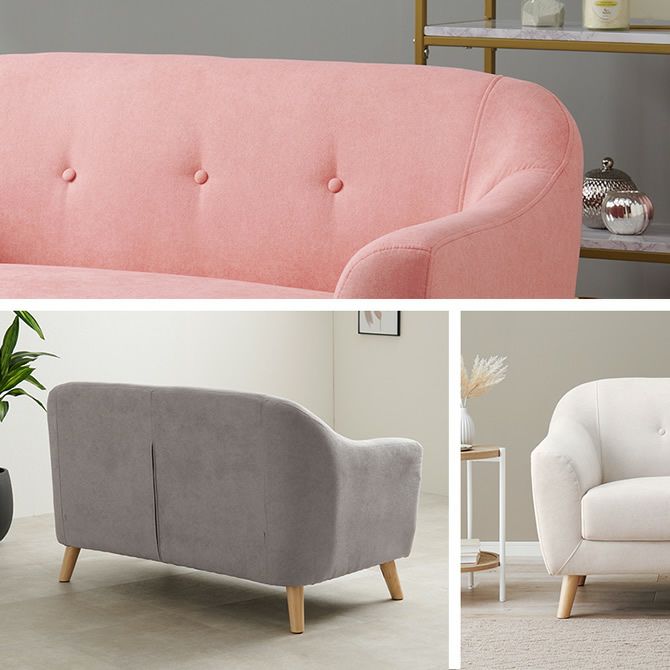 コンパクトサイズのかわいいソファー 【EMEL】エメル 2P｜激安