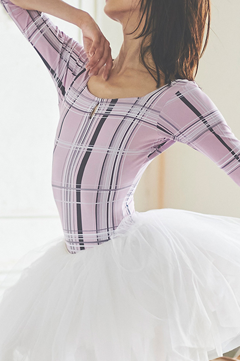 stina / type U ballerina / silky pink check