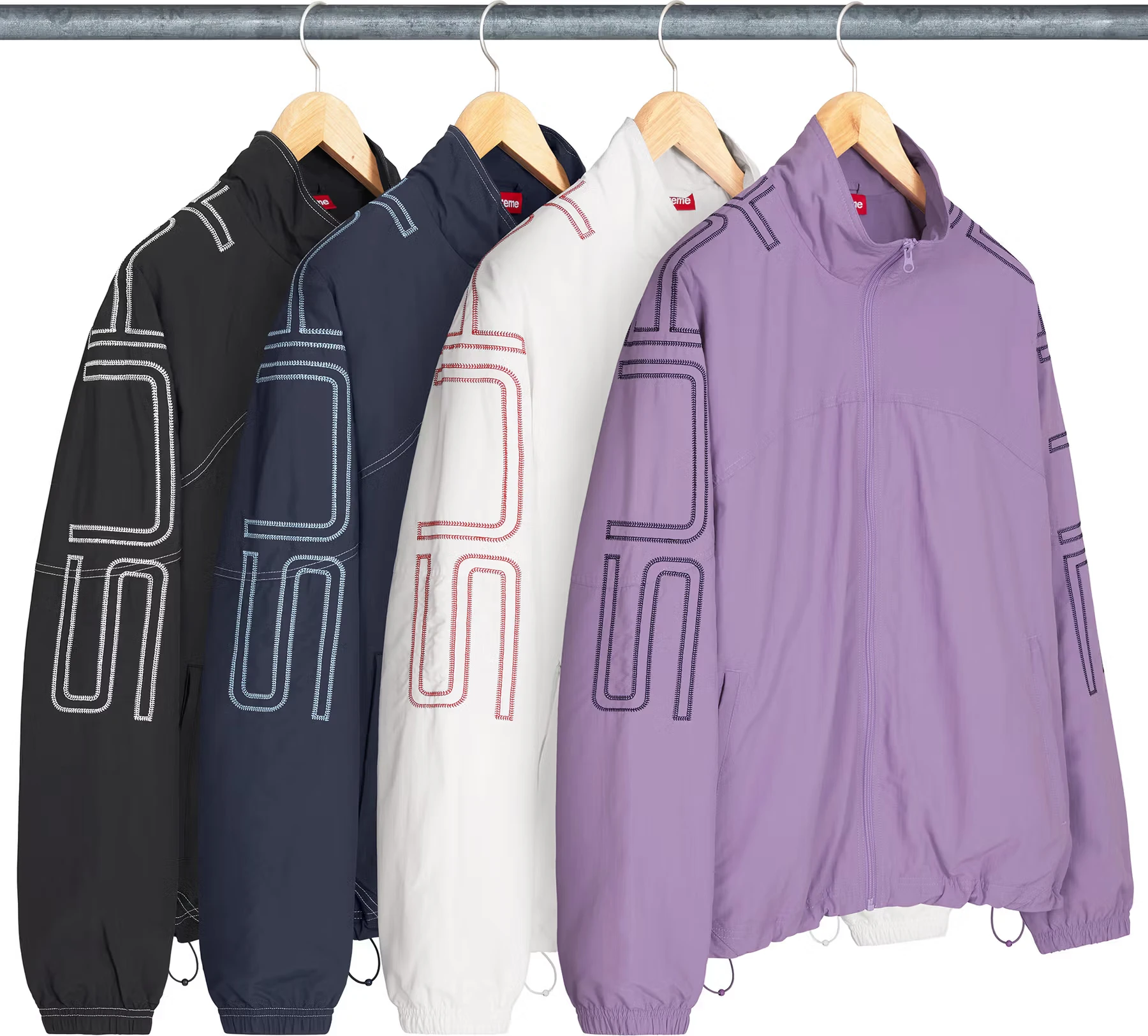 Spellout Embroidered Track Jacket | Supreme 25ss